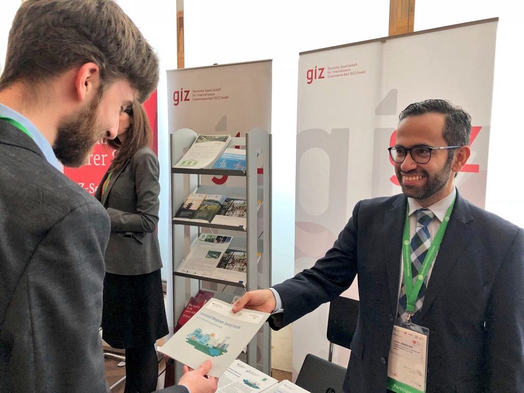 Presenting GIZ publications on the margins of the Berlin Energy Transition Dialogue