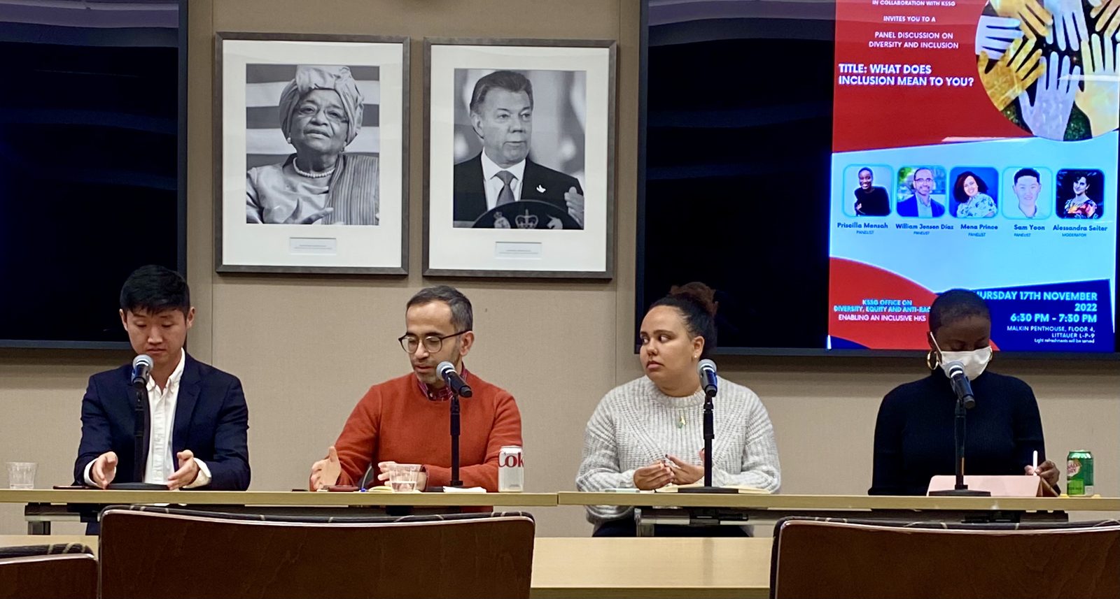 Speaking at a conference in Harvard Kennedy School