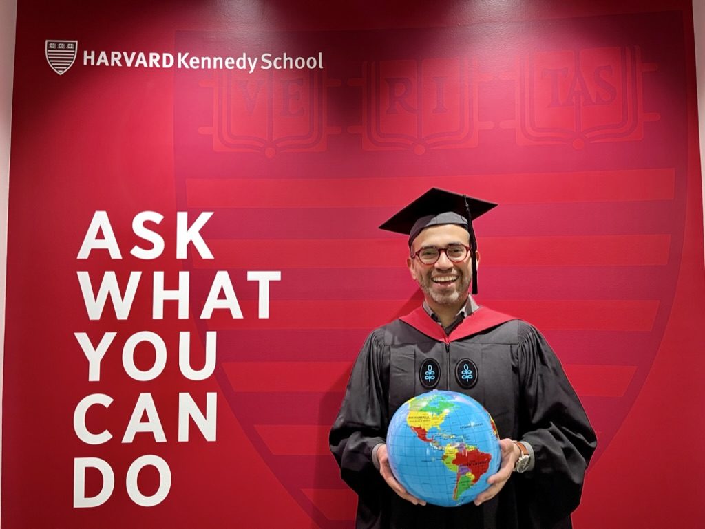 Graduating from Harvard Kennedy School